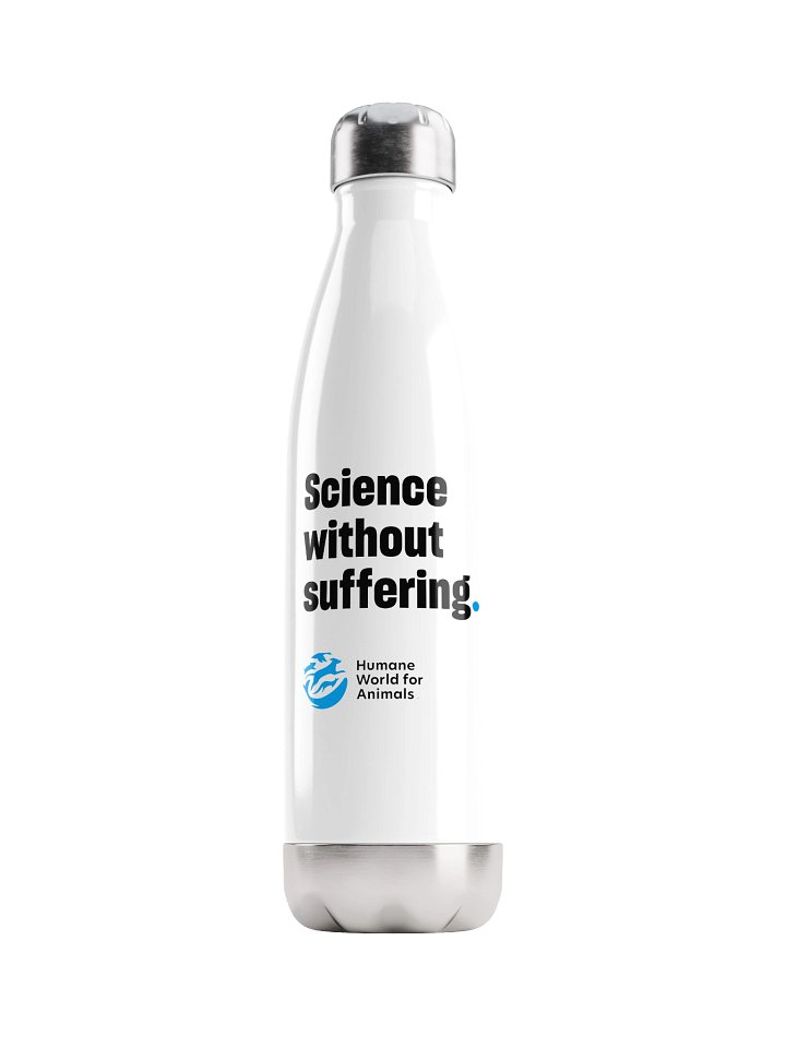 Science without suffering, Stainless Steel Water Bottle product image (1)