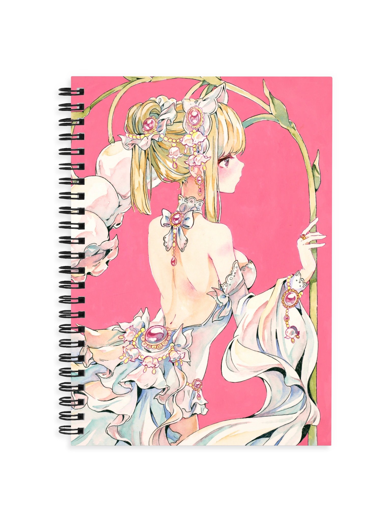 Lily of the Valley Graph Paper Notebook product image (1)