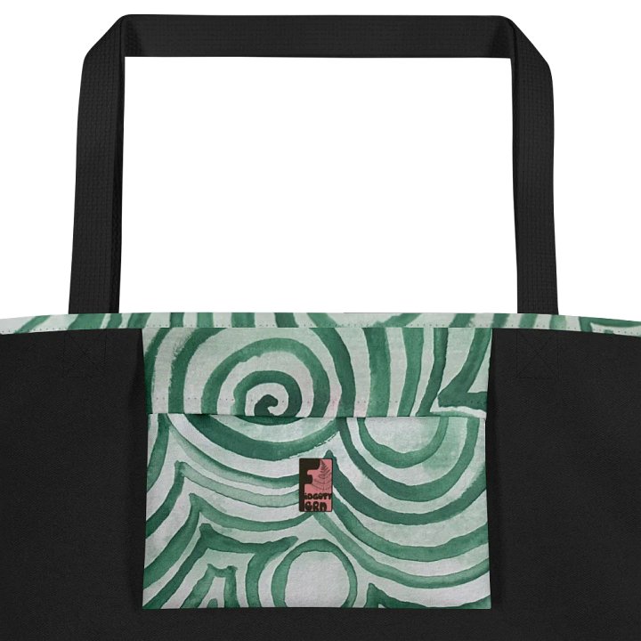 "Green Swirl" Tote product image (2)