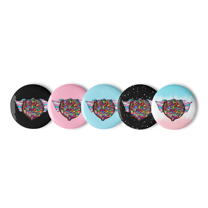 Love Has Wings button product image (1)