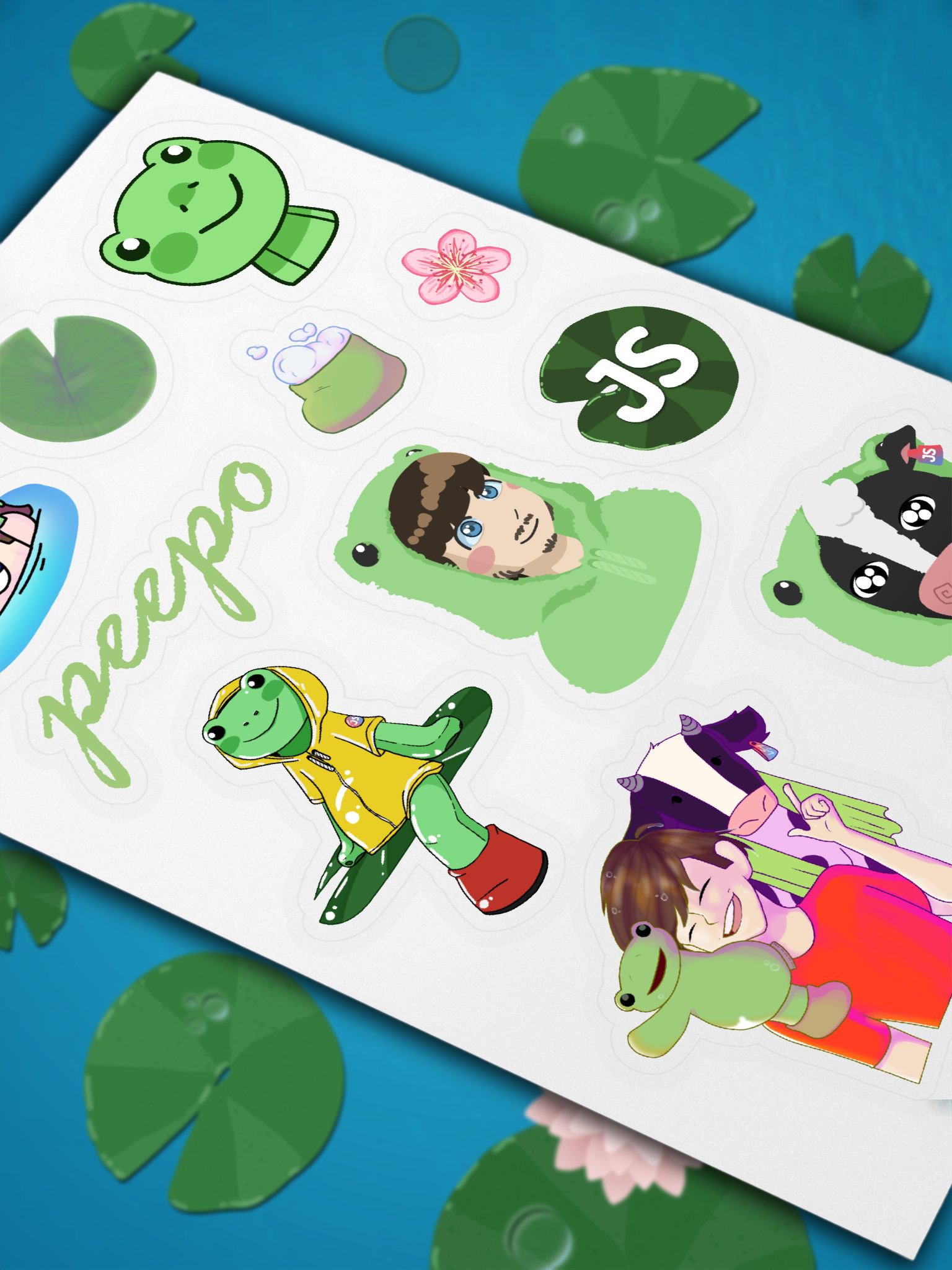 Peepo Sticker Sheet product image (3)
