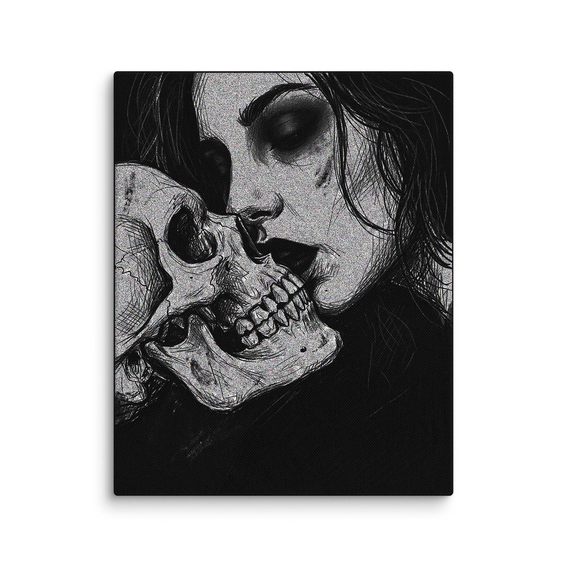 Black Lipstick Canvas Print product image (1)