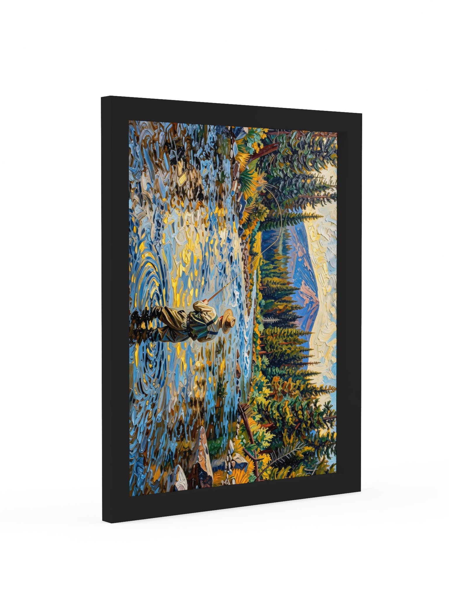 Fly Fishing at Dusk Framed Print product image (10)