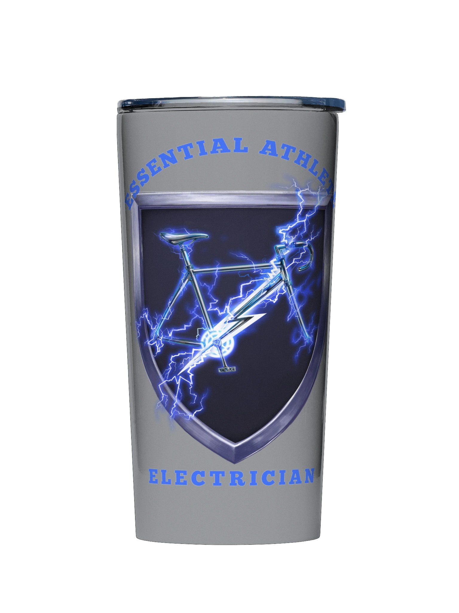 Shield Series: Electrician Edition (Silver) Tumbler product image (1)