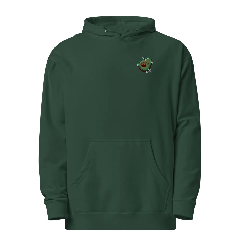 Cute Avocado Face Midweight Hoodie product image (6)