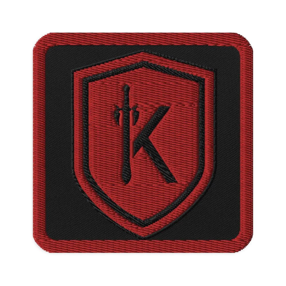 KShield Logo Embroidered Patch (SQ) product image (1)