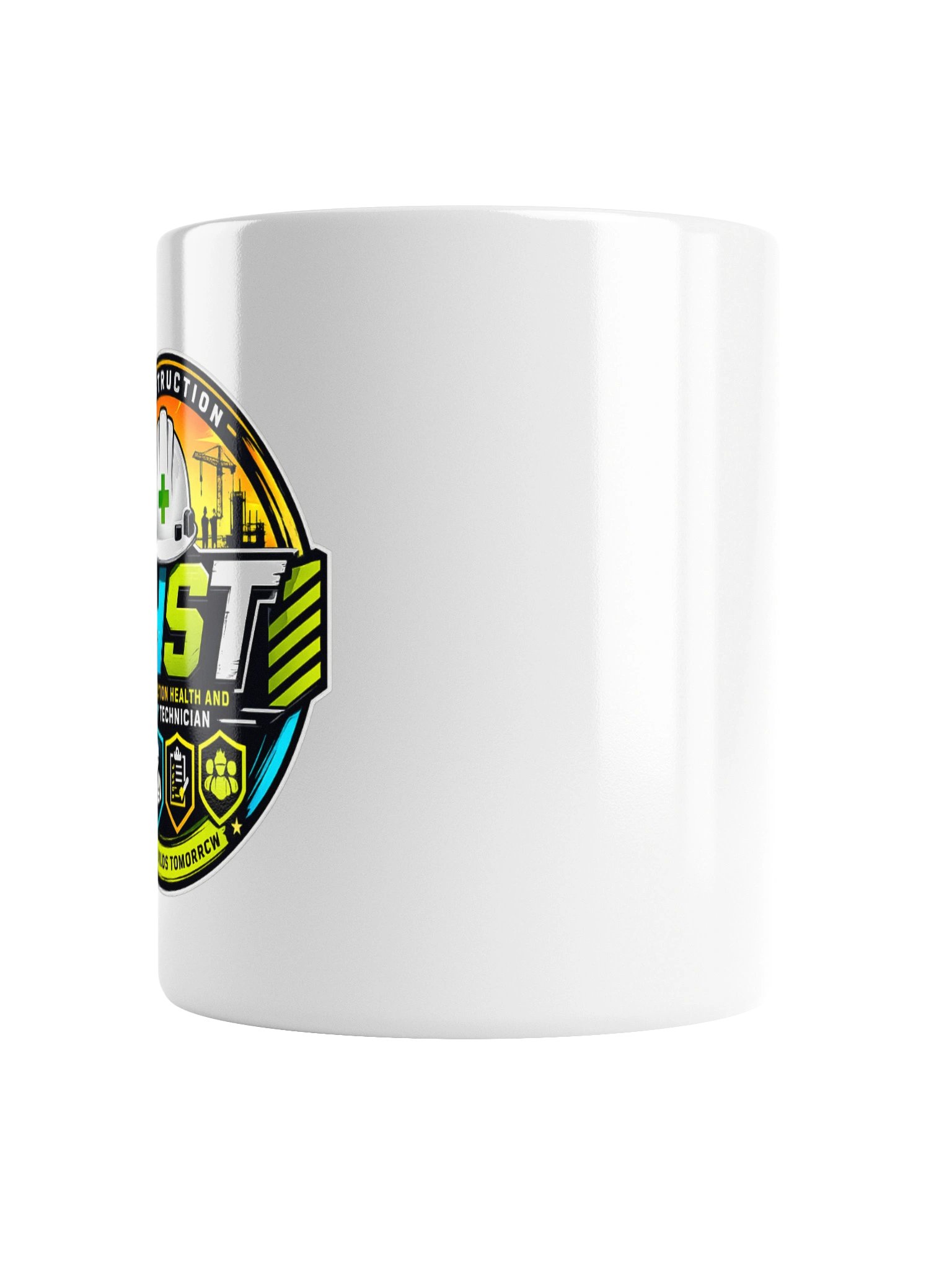 CHST White Glossy Mug – Construction Safety Professional | Safety Certification Gift for Construction & EHS Professionals product image (2)