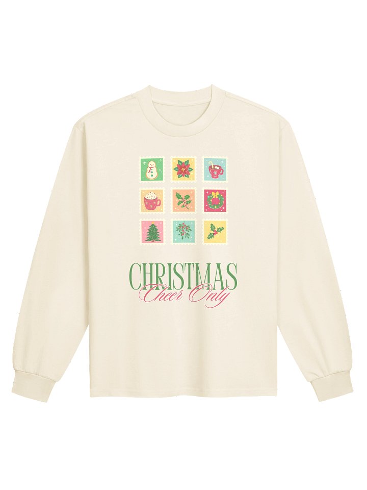 Christmas Cheer Grid Unisex Long Sleeve Shirt product image (1)