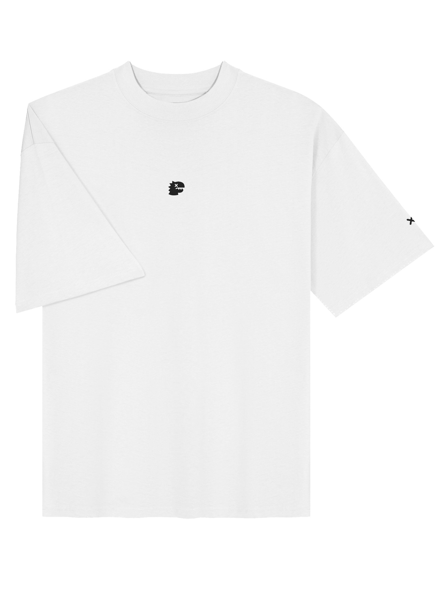 FMB ∣ JETLAG DINO Center Logo Oversized Tee White product image (3)