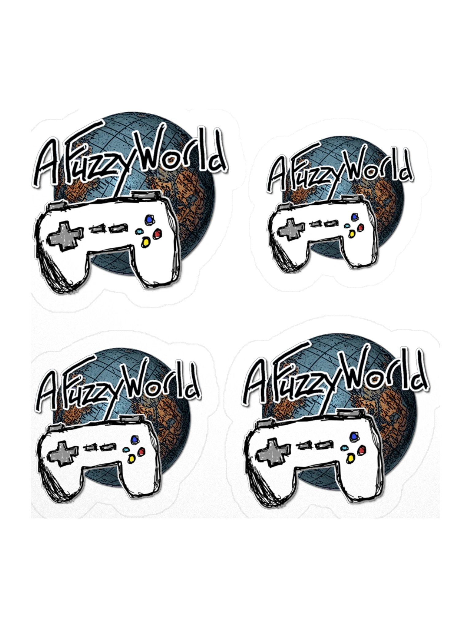 2026 A Fuzzy World Stickers product image (1)