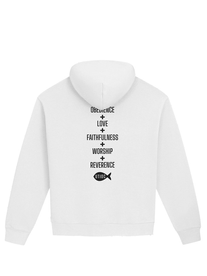 LIVING UNDER THE INFLUENCE HOODIE [WHITE] product image (1)