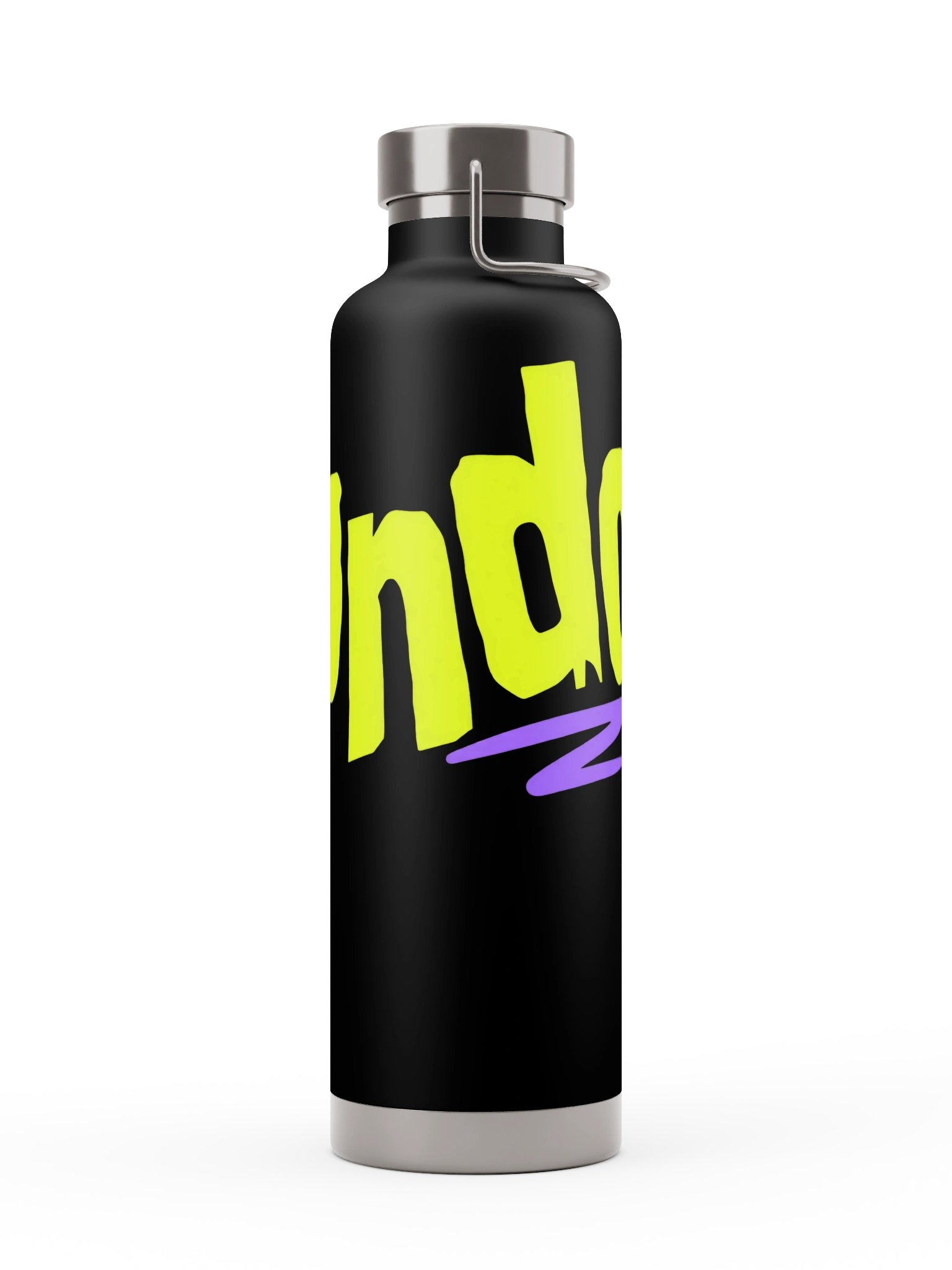 London Yellow Typographic Bottle by Biennale product image (1)
