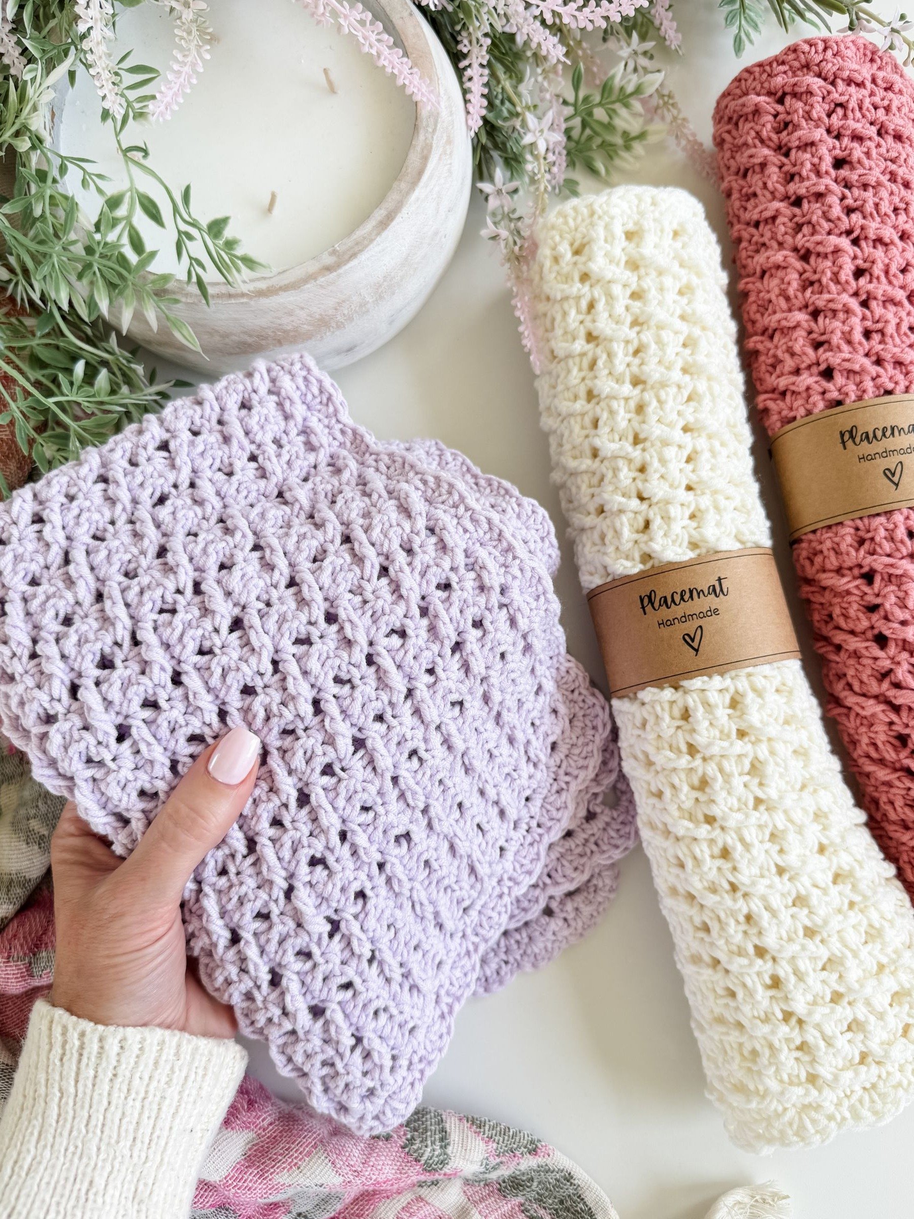 Honey Weave Placemat Crochet Pattern product image (4)