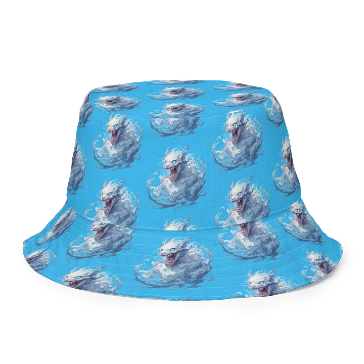 Cyan Creature Tile Reversible Bucket Hat product image (2)