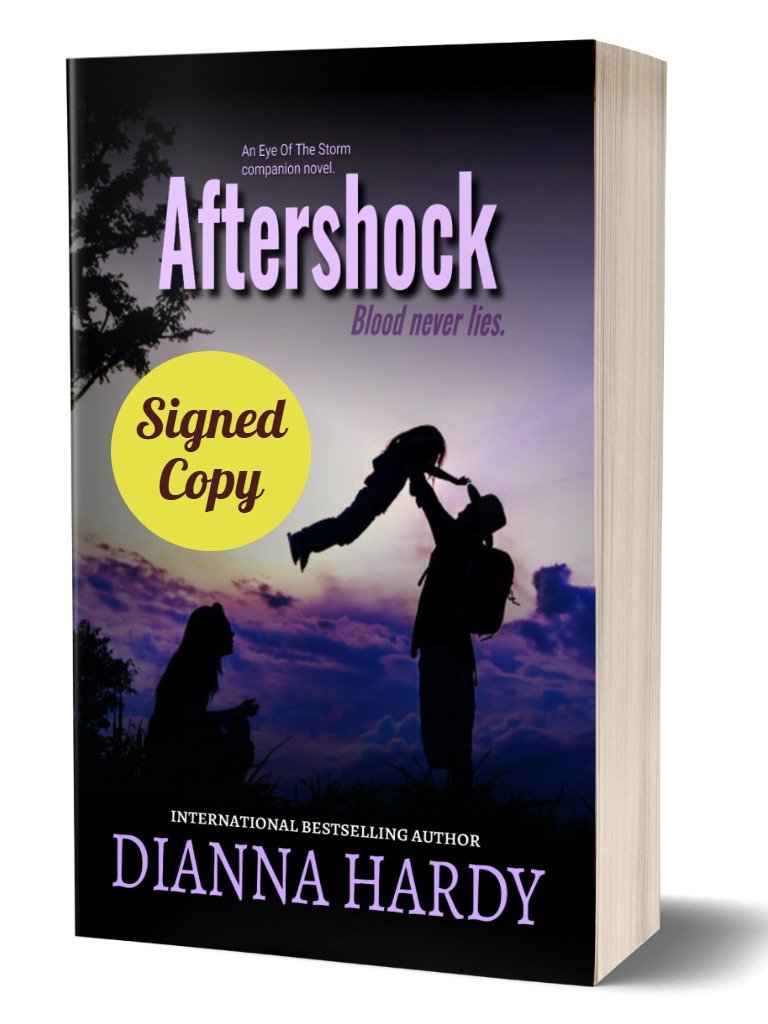 Aftershock (Blood Never Lies, 2) signed paperback product image (1)