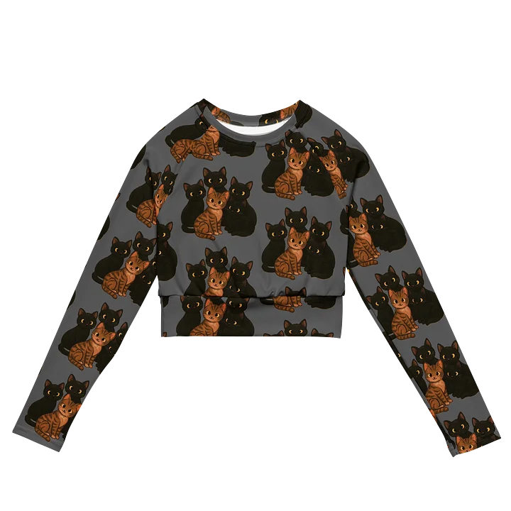 Cat brigade All-Over Print Crop Top product image (2)