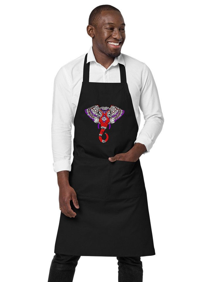 Indian Elephant Cotton Twill Apron product image (1)