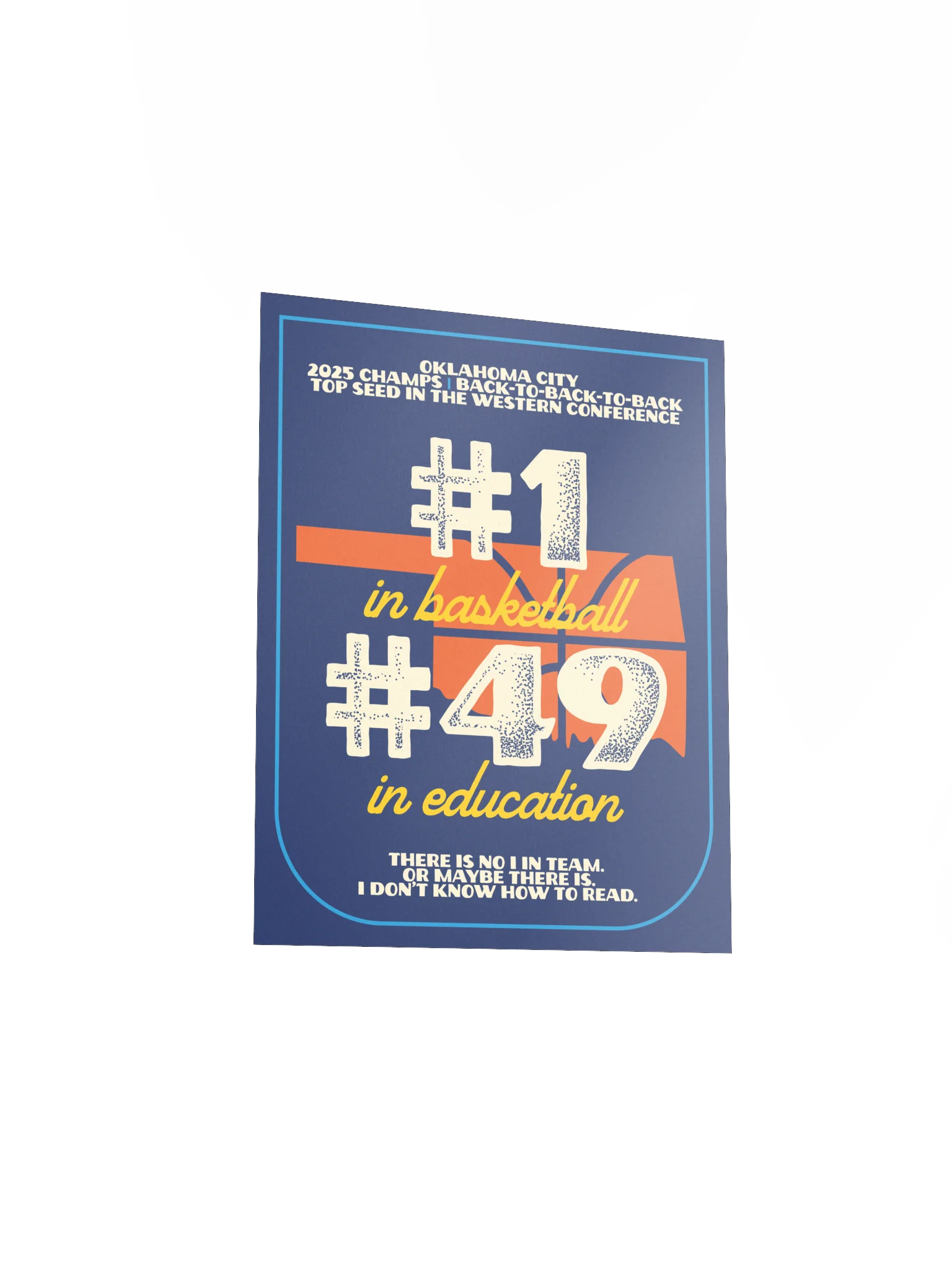 Oklahoma State Rankings Art Print product image (6)