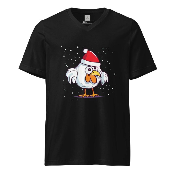 Santa Cluck V-Neck Tee product image (1)