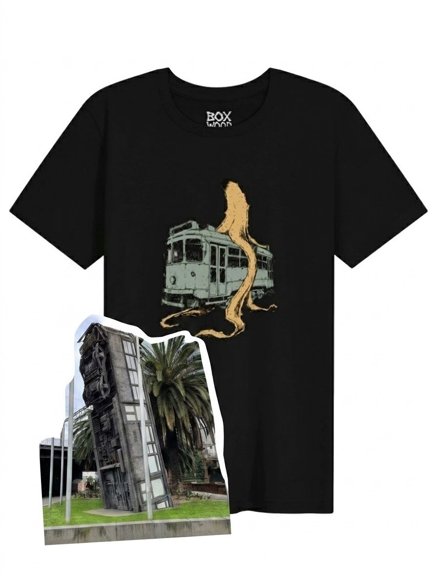 Tram Biological Fusion | Heavyweight Boxy Fit Tee | HonestIndustrial product image (1)