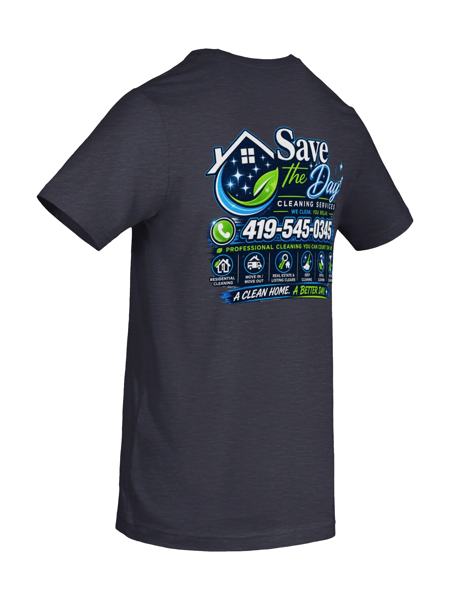 Save the Day Cleaning Services Tee product image (38)