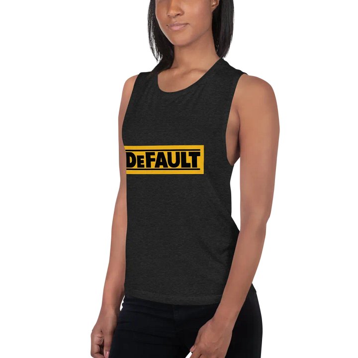 DeWalt DeFault Bella+Canvas Women's Flowy Muscle Tank product image (2)