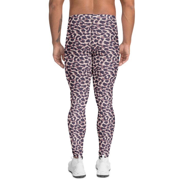 Comfortable Men's Leggings Bold Leopard Print product image (2)