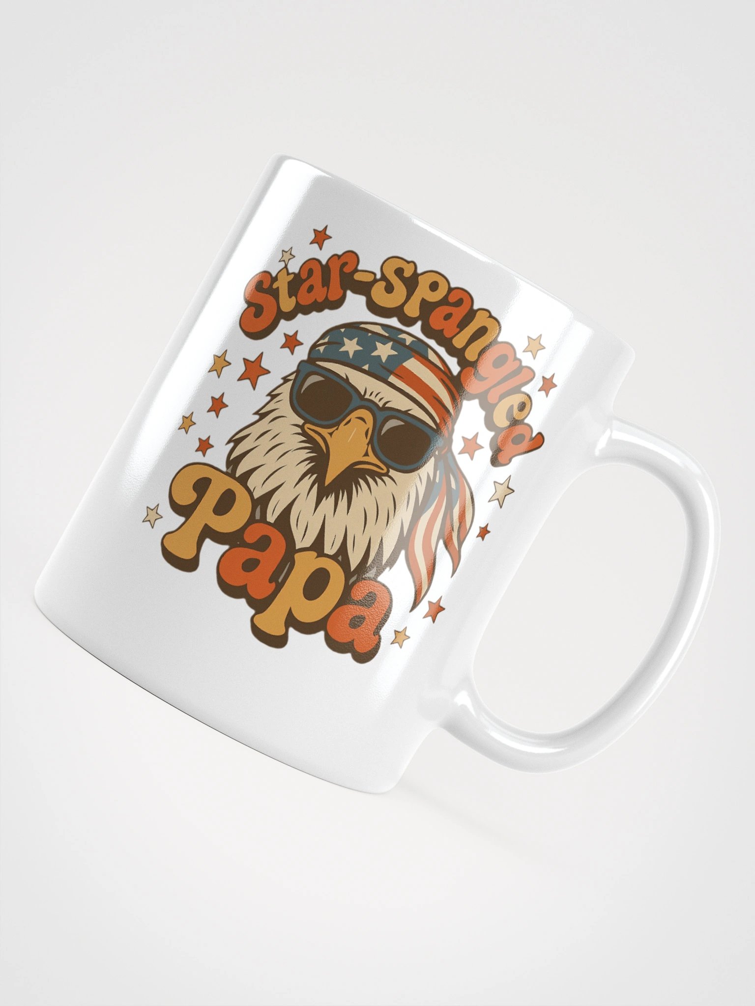 Star-Spangled Papa Eagle Mug product image (11)
