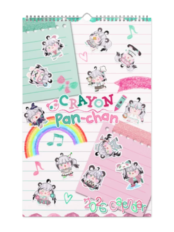 Utano Pandora 'Crayon Pan-chan' 2026 Calendar product image (1)