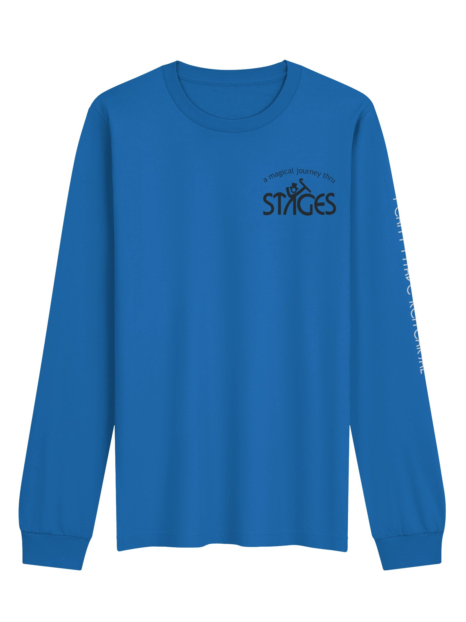 Light Super Soft Long Sleeve T Shirt - Black Stages Logo product image (1)