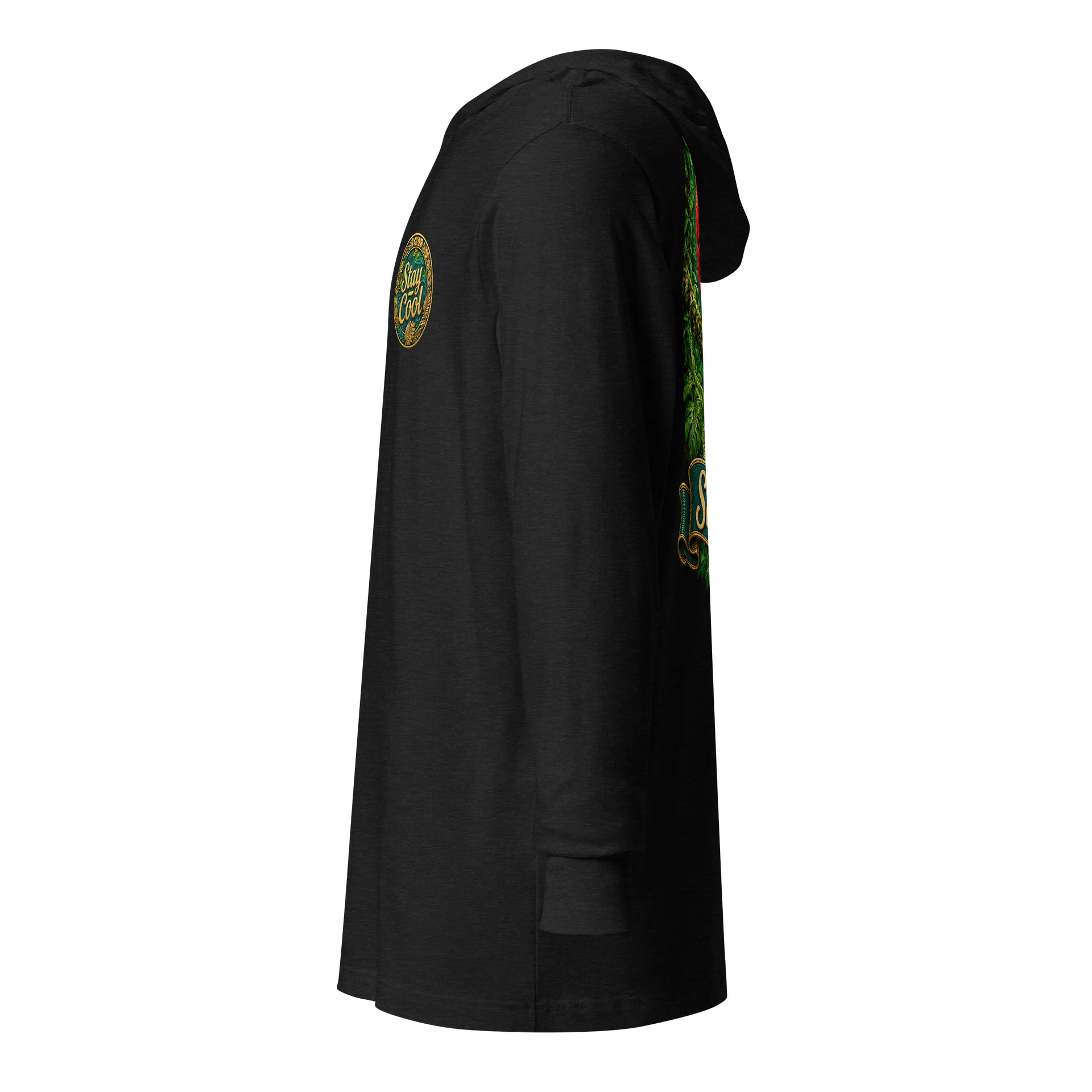 Stay Cool Botanical Emblem Hoodie Tee product image (5)