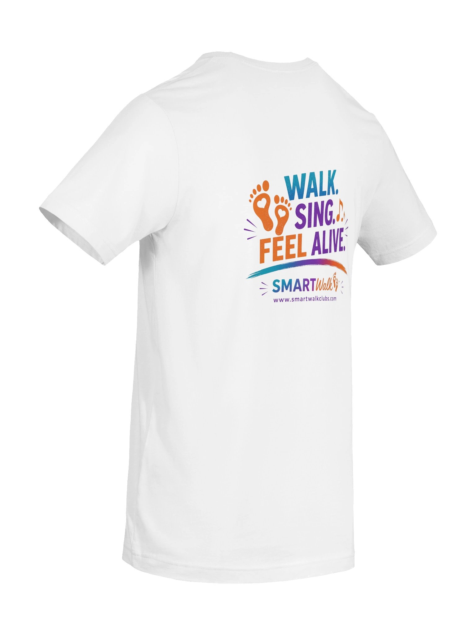 SMARTWalk Clubs T-Shirt (White) product image (8)