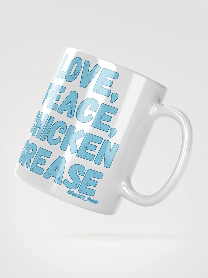 "End of Stream" Love, Peace, Chicken Grease Mug product image (4)