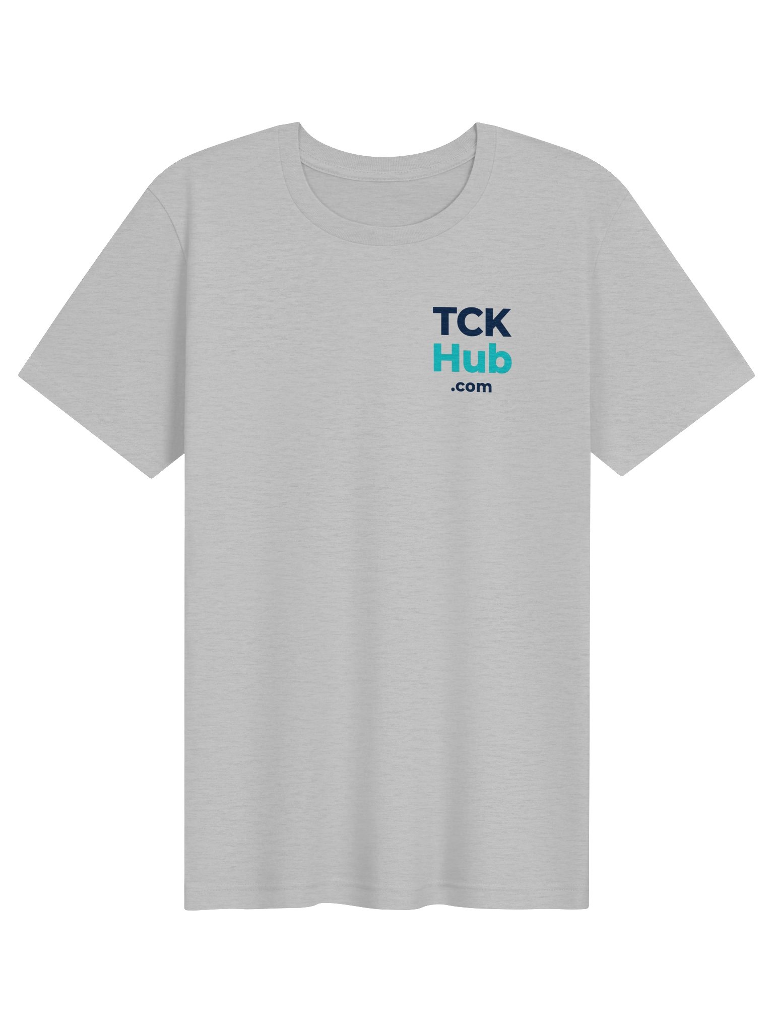TCK Hub Stacked Logo Tee, Left Chest (Navy Print) product image (2)