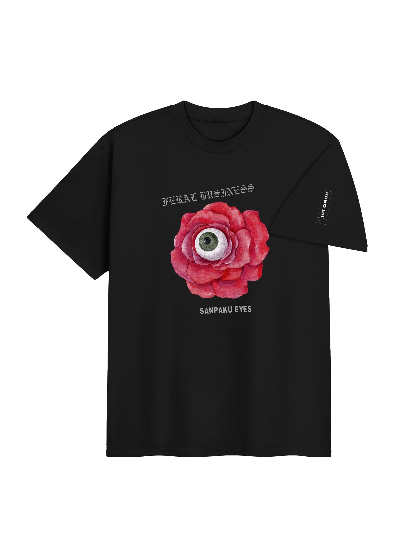 Feral Business - Sanpaku Eyes T-shirt product image (4)