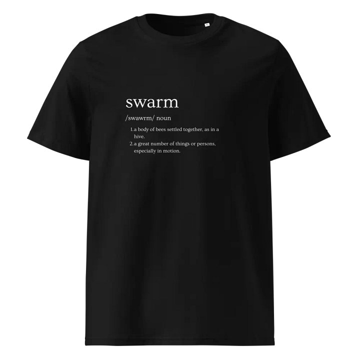 Swarm dictionary definiton 100% cotton product image (1)