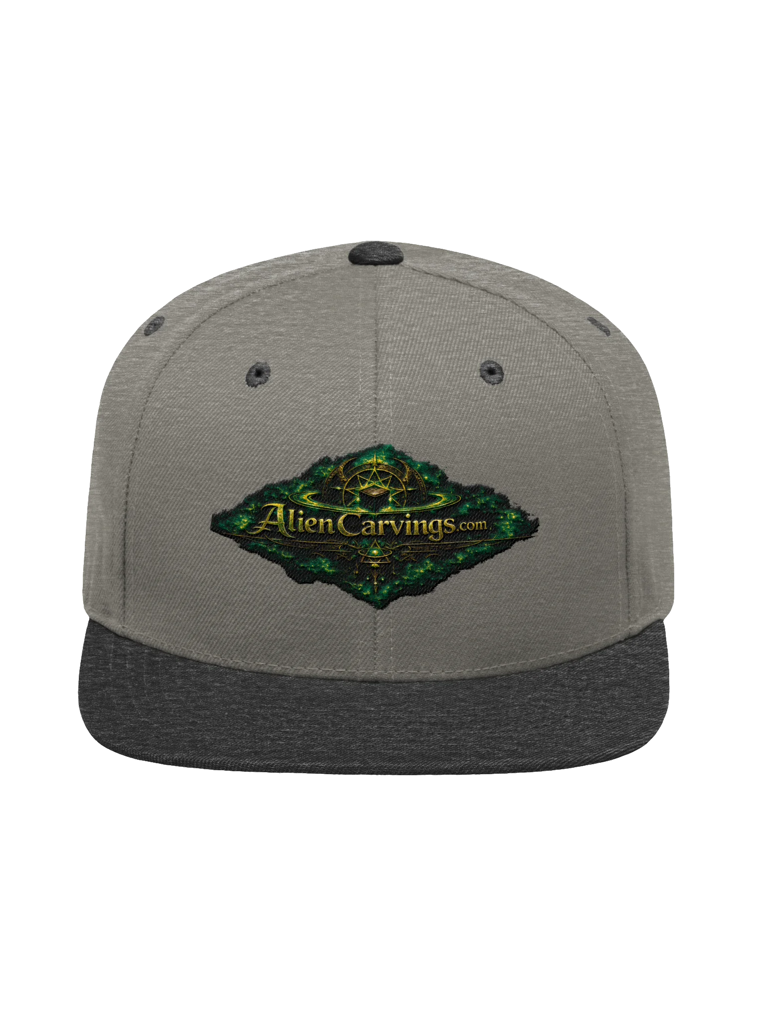 Aliencarvings.com Heather Grey Snapback product image (1)