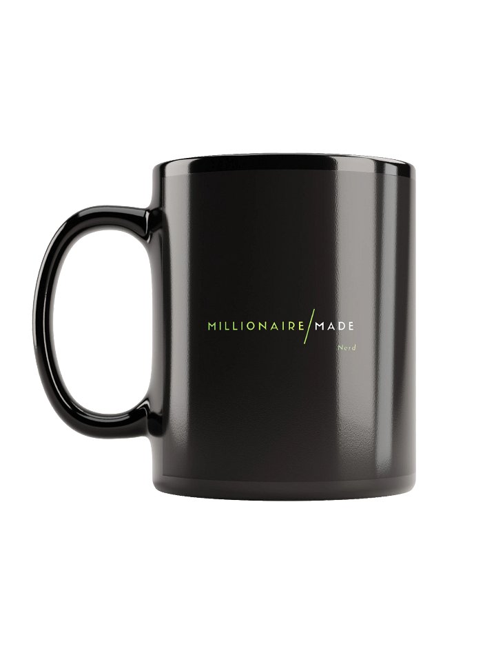 Millionaire Made Black Glossy Mug product image (2)