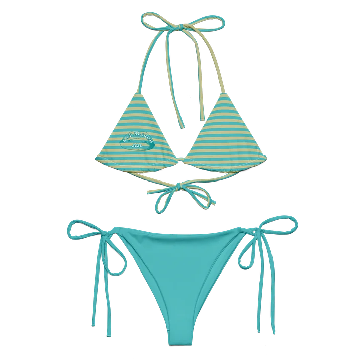Green Stripped Bikini product image (1)