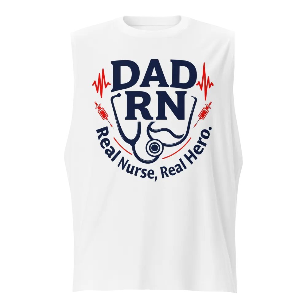 Real Nurse, Real Hero Muscle Tank product image (1)