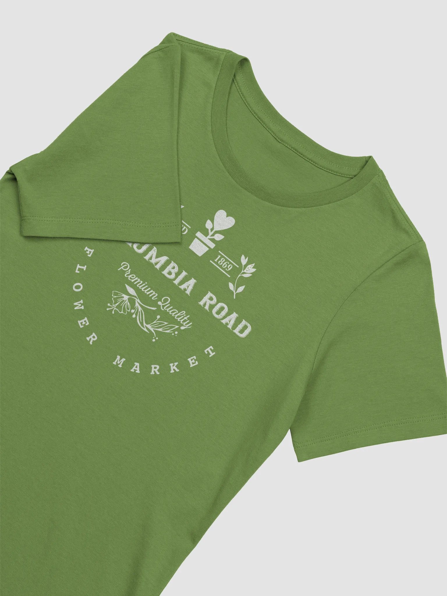 Columbia Road Market Women's Relaxed-fit T-Shirt (Leaf Green) product image (3)