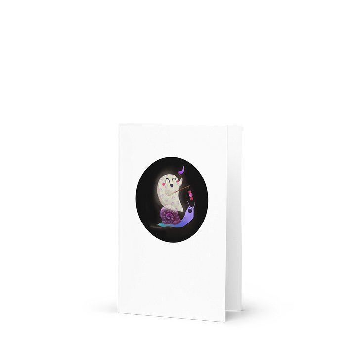 Little Ghost Snail Race - Greeting Card product image (3)