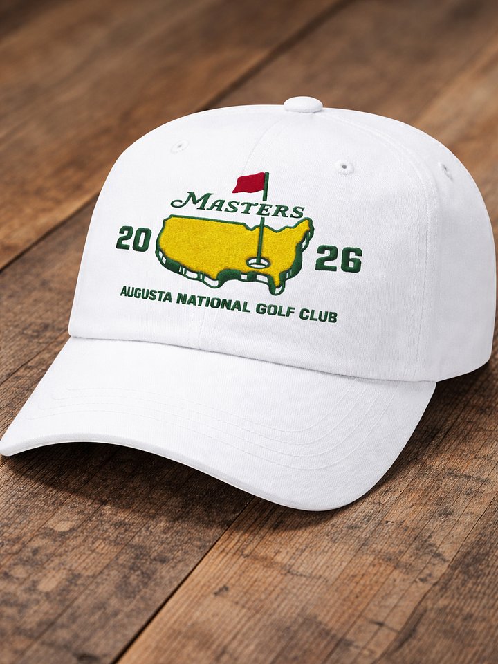 Premium 2026 Masters Embroidered Golf Hat | Luxury Augusta National Dad Cap product image (1)
