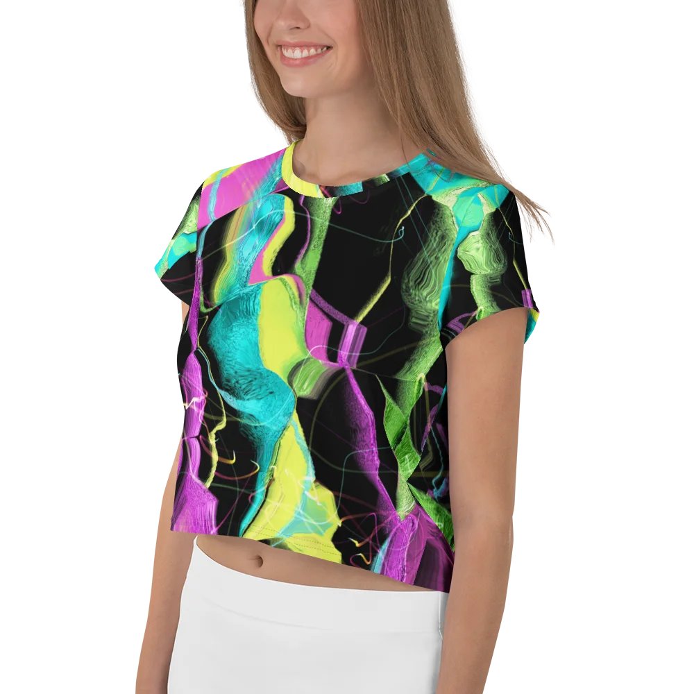 Neon Vibes Crop Tee product image (3)