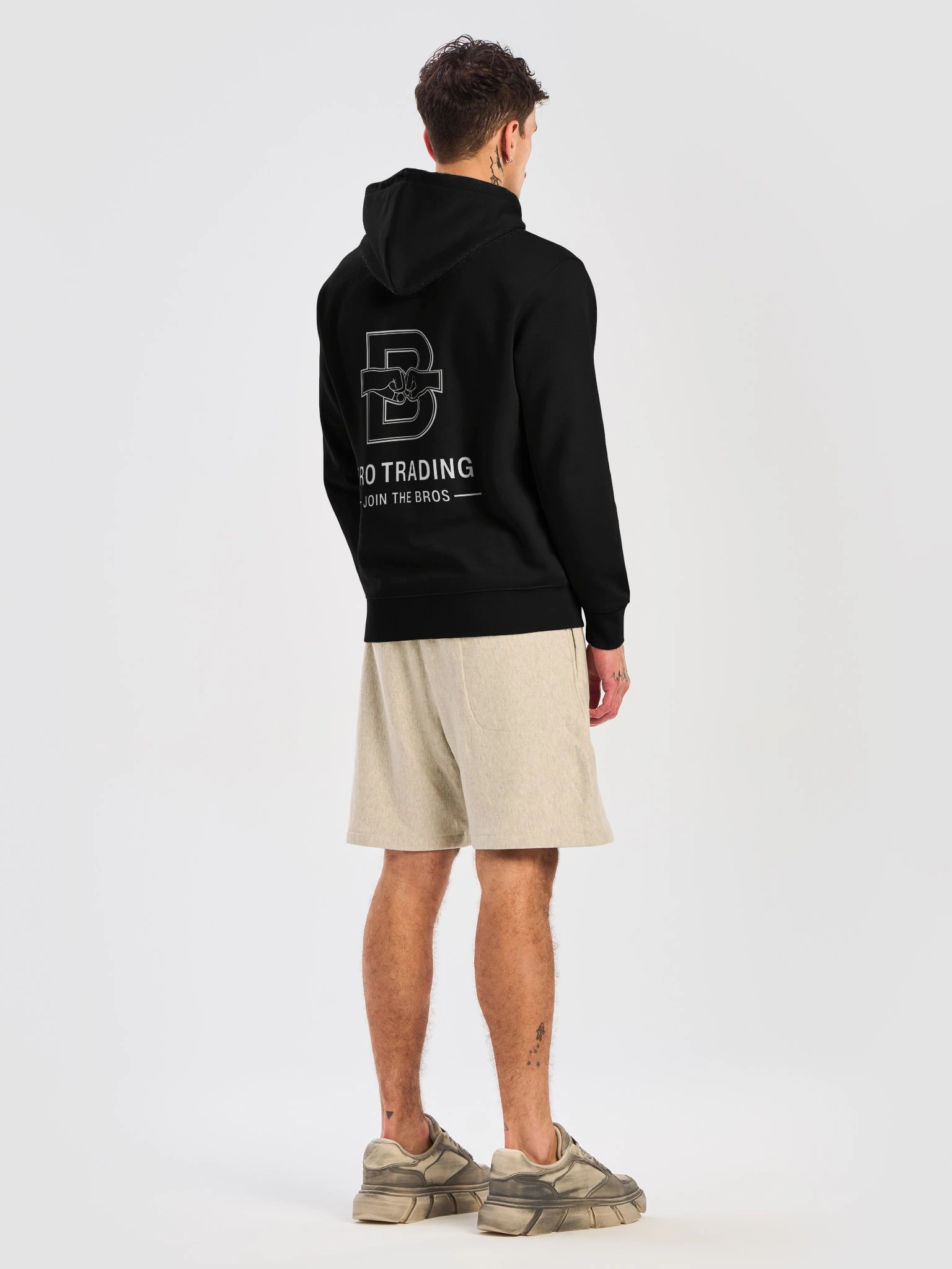 Never Trade Alone Hoodie Stealth product image (6)