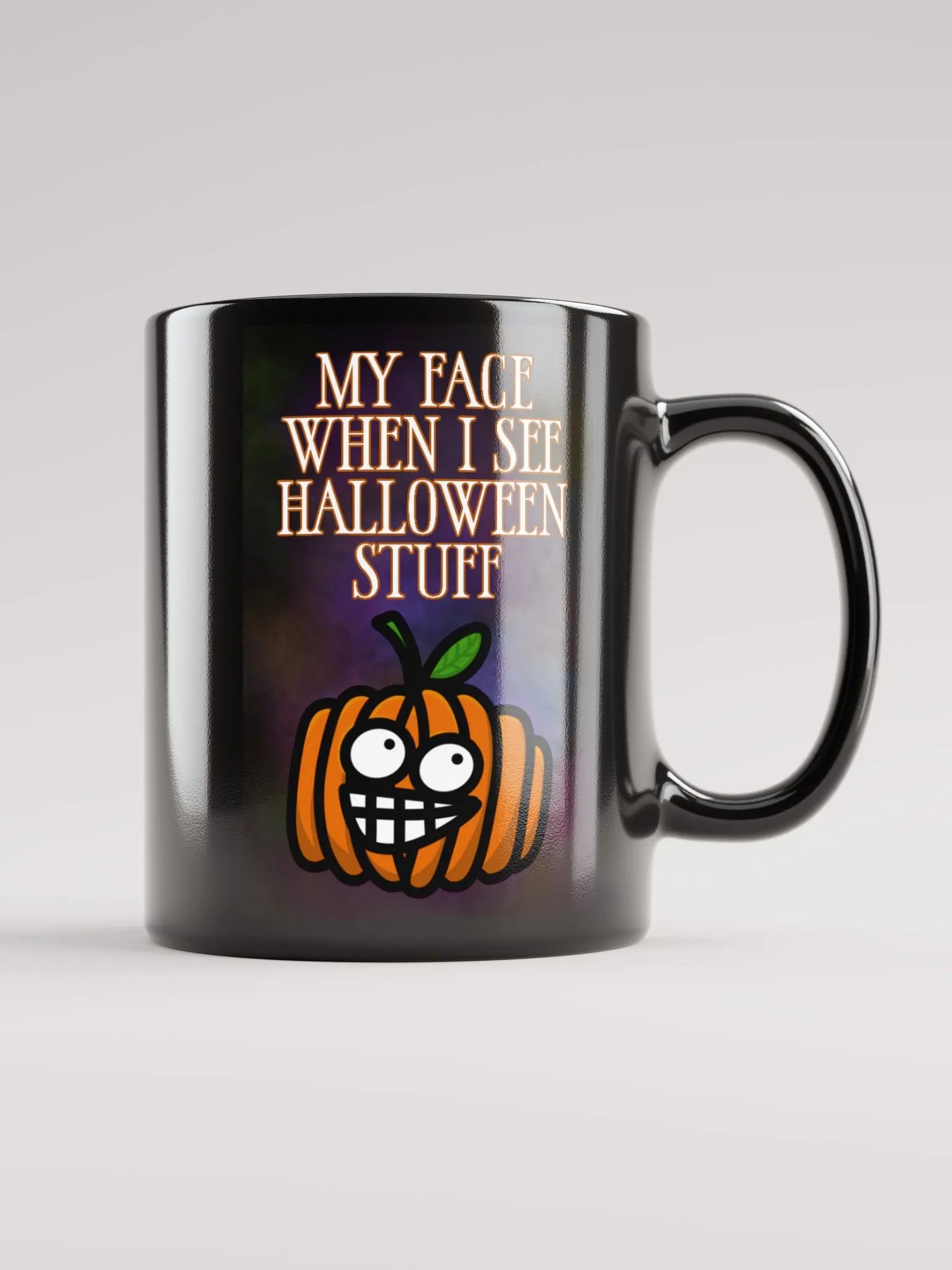 Hehe Pumpkin Black Mug product image (4)
