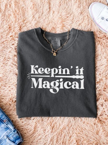 Keeping it Magical Vintage Minimalist Cozy Shirt product image (5)