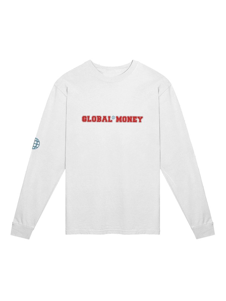 Global Money Meridian LS Tee White product image (1)