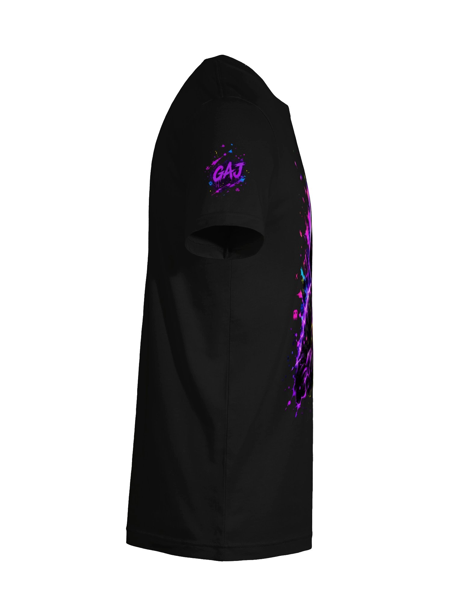 GAJ Fun Mode FM.01 – Neon Chaos Gamer Tee product image (10)