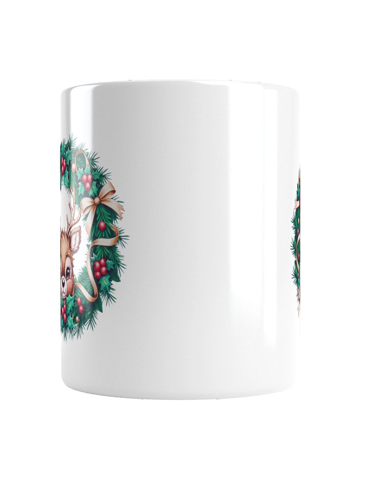Reindeer Winter Wreath Coffee Mug product image (4)